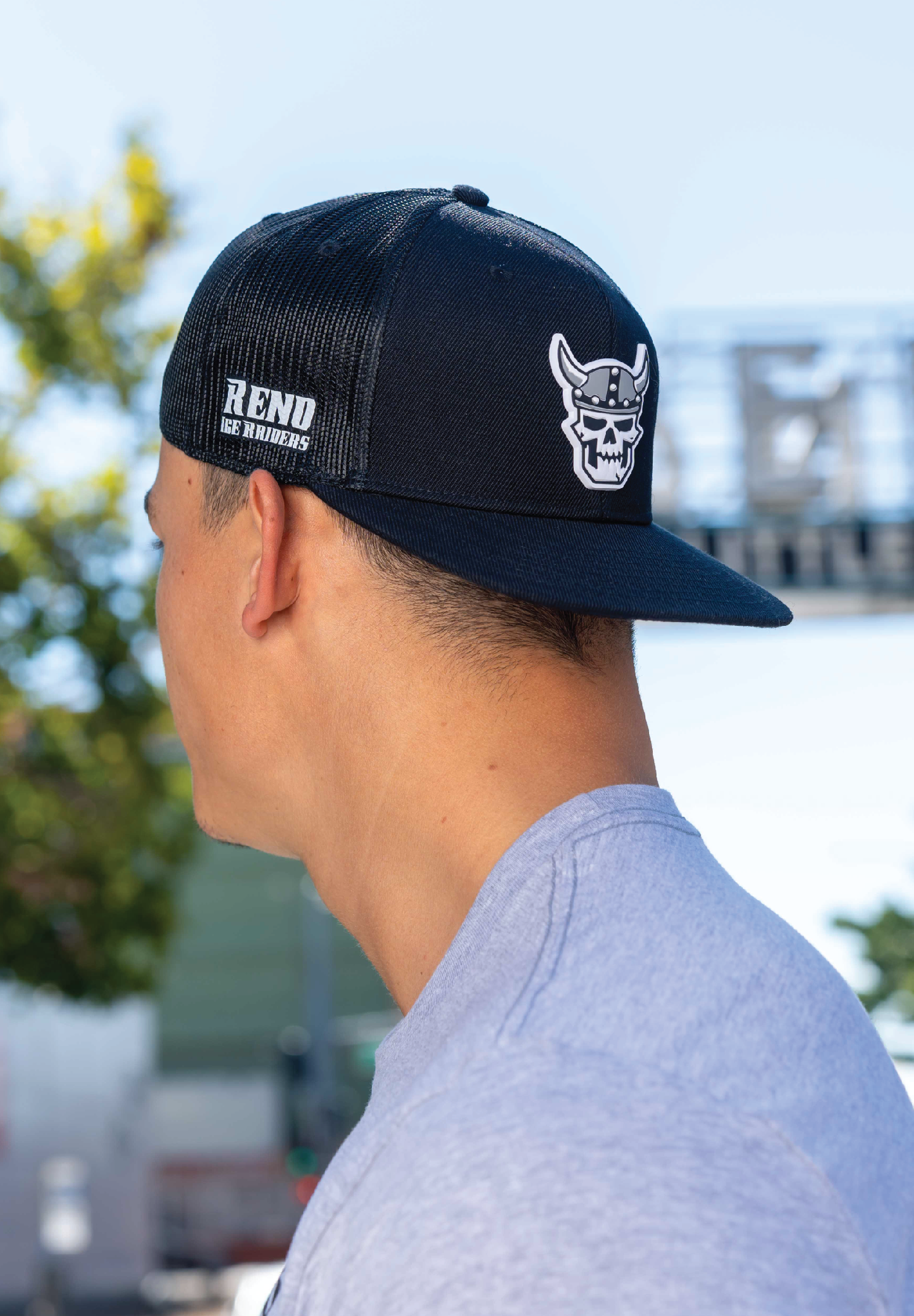 Ice Raiders Dead Head Logo Hat